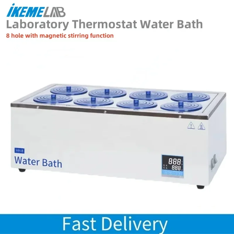 IKEME HH-8 laboratory Magnetic Stirring Water Bath 24L Stainless Steel Liner Thermostat Tank 8 Hole Thermostatic Water Bath
IKEME HH-8 laboratory Magnetic Stirring Water Bath 24L Stainless Steel Liner Thermostat Tank 8 Hole Thermostatic Water Bath