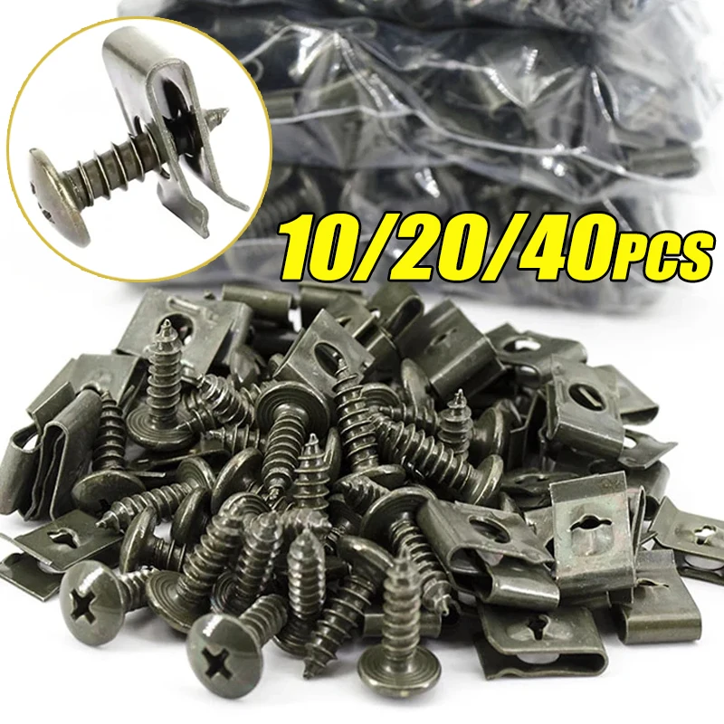 Car Metal Screw Clips Mixed Set U-Type Fastener Clip Screw Anti-rust Fender Bumper Protection Buckle Iron Sheet Screw
Car Metal Screw Clips Mixed Set U-Type Fastener Clip Screw Anti-rust Fender Bumper Protection Buckle Iron Sheet Screw