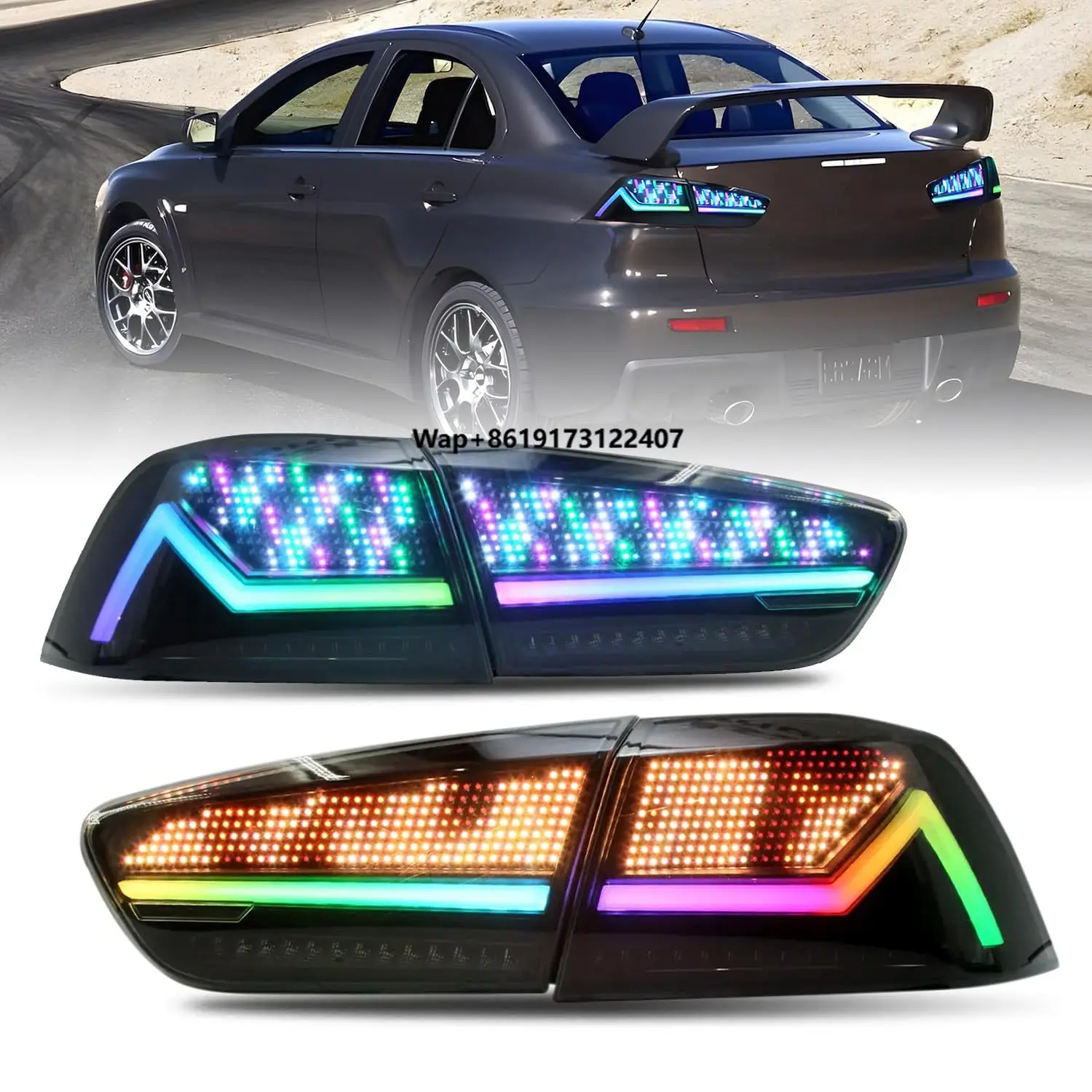 For Ex Evo JDM 2008-2018 Auto Parts Factory Wholesale Car Modified Digital RGB Rear Tail Lamp Led Tail Lights
For Ex Evo JDM 2008-2018 Auto Parts Factory Wholesale Car Modified Digital RGB Rear Tail Lamp Led Tail Lights