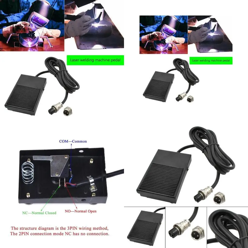G6KF 2 Pins Spot Welding Metal Foot Pedal for TIG Cutting Cutter Welder Spot Weldding Machine for Playing Games Anti-skid
G6KF 2 Pins Spot Welding Metal Foot Pedal for TIG Cutting Cutter Welder Spot Weldding Machine for Playing Games Anti-skid