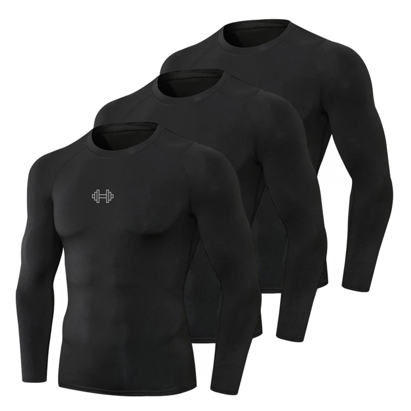1/3 Pcs Men Reflective Dumbbells Long Sleeve Running T-shirts Spring Gym Fitness Compression Football Jersey Jogging Clothing
1/3 Pcs Men Reflective Dumbbells Long Sleeve Running T-shirts Spring Gym Fitness Compression Football Jersey Jogging Clothing