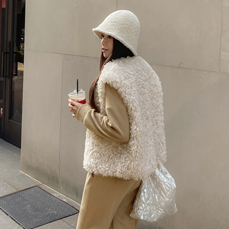 Модный кардиган-жилет из искусственного меха с ворсом под овчину, на молнии, с меховой отделкой, в корейском стиле, свободного кроя, из полиэстера, для женщин
Модный кардиган-жилет из искусственного меха с ворсом под овчину, на молнии, с меховой отделкой, в корейском стиле, свободного кроя, из полиэстера, для женщин