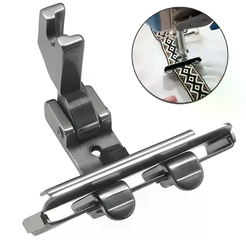 1Pcs S10A Left Right Adjustable Lace Tape Guide Presser Foot ,For Connect Lace Elastic Webbing Industrial Sewing Machine Parts
1Pcs S10A Left Right Adjustable Lace Tape Guide Presser Foot ,For Connect Lace Elastic Webbing Industrial Sewing Machine Parts