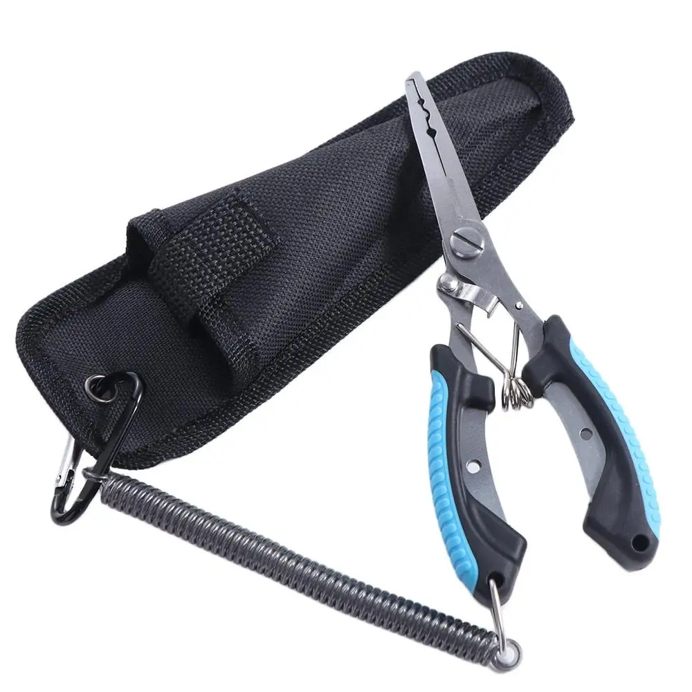Ergonomics Fish Pliers High-strength Multifunctional Fishing Tied Hooks Pliers Non-Slip Handle Stainless Steel
Ergonomics Fish Pliers High-strength Multifunctional Fishing Tied Hooks Pliers Non-Slip Handle Stainless Steel