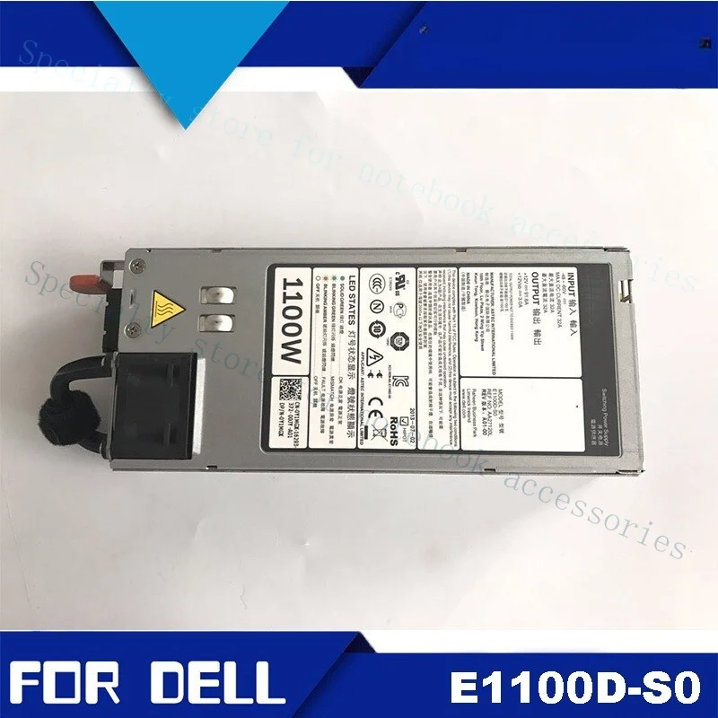 Блок питания A+ для Dell R730XD R720 R740 DC 48V 1100W E1100D-S0 5G4WK Y1MGX
Блок питания A+ для Dell R730XD R720 R740 DC 48V 1100W E1100D-S0 5G4WK Y1MGX