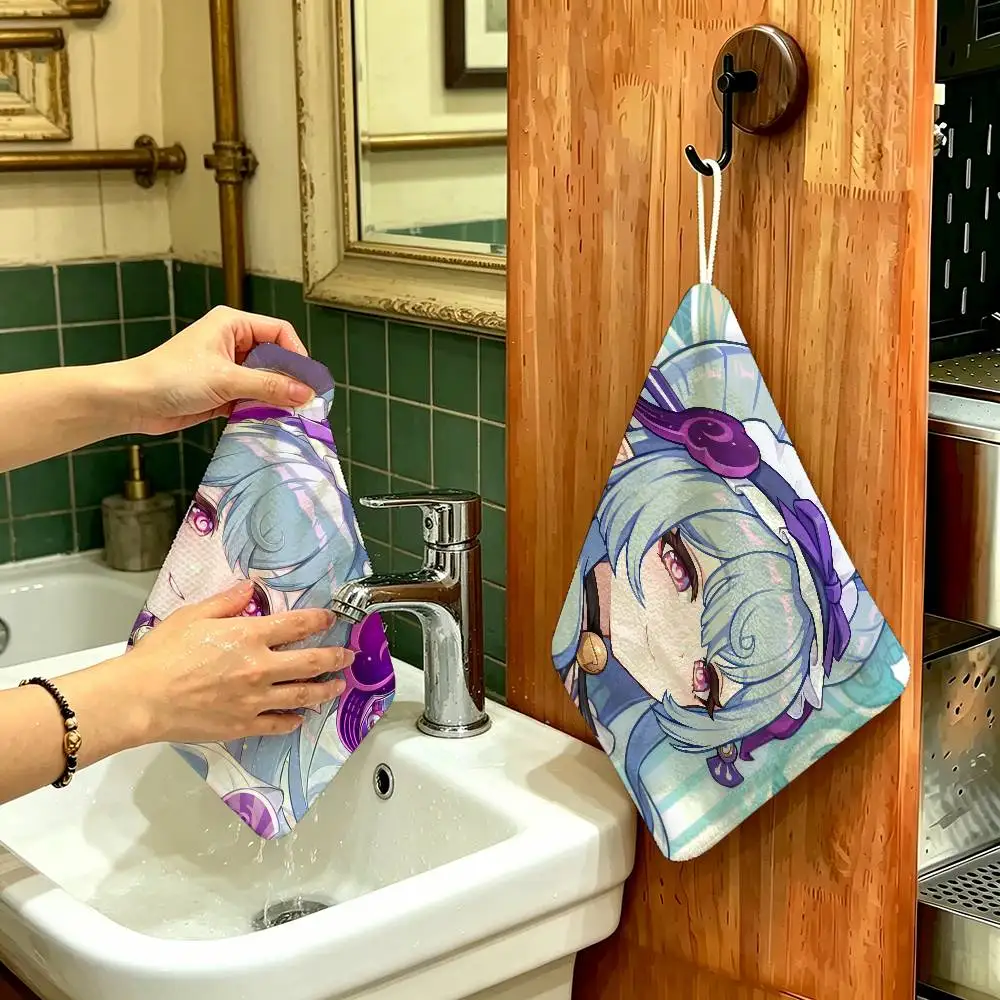 Game Genshin Impact Yumemizuki Mizuki Hanging Polyester Towel, Reusable Hand Wiping Cloth, Wear Resistant for Home Kitchen Sink
Game Genshin Impact Yumemizuki Mizuki Hanging Polyester Towel, Reusable Hand Wiping Cloth, Wear Resistant for Home Kitchen Sink