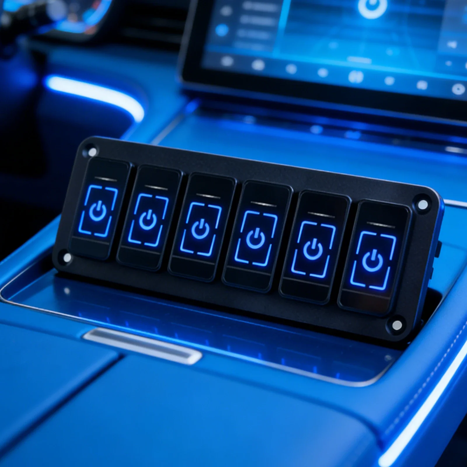 New 2-8 Gang Switch Panel Adjust LED Circuit Control Relay System Box Slim Touch Control Panel for Boat Jeep UTV Caravan
New 2-8 Gang Switch Panel Adjust LED Circuit Control Relay System Box Slim Touch Control Panel for Boat Jeep UTV Caravan