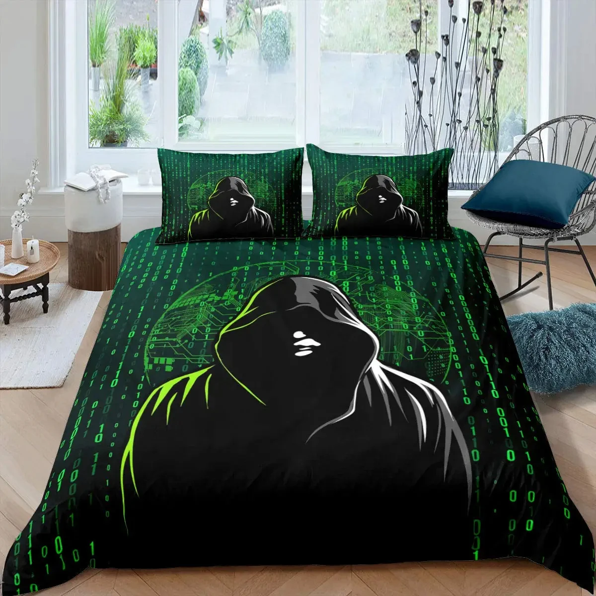 Programmer Duvet Cover King Queen Size Green Binary Print Programming Code Data Bedding Set Computer Program Number Quilt Cover
Programmer Duvet Cover King Queen Size Green Binary Print Programming Code Data Bedding Set Computer Program Number Quilt Cover