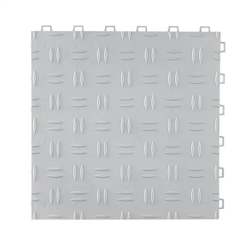 Garage floor fittings, 305 x 305 x 13.4 mm, set of 50, industrial flooring, non-slip double-sided textured garage flooring, for garages, basements, repair shops, silver
Garage floor fittings, 305 x 305 x 13.4 mm, set of 50, industrial flooring, non-slip double-sided textured garage flooring, for garages, basements, repair shops, silver