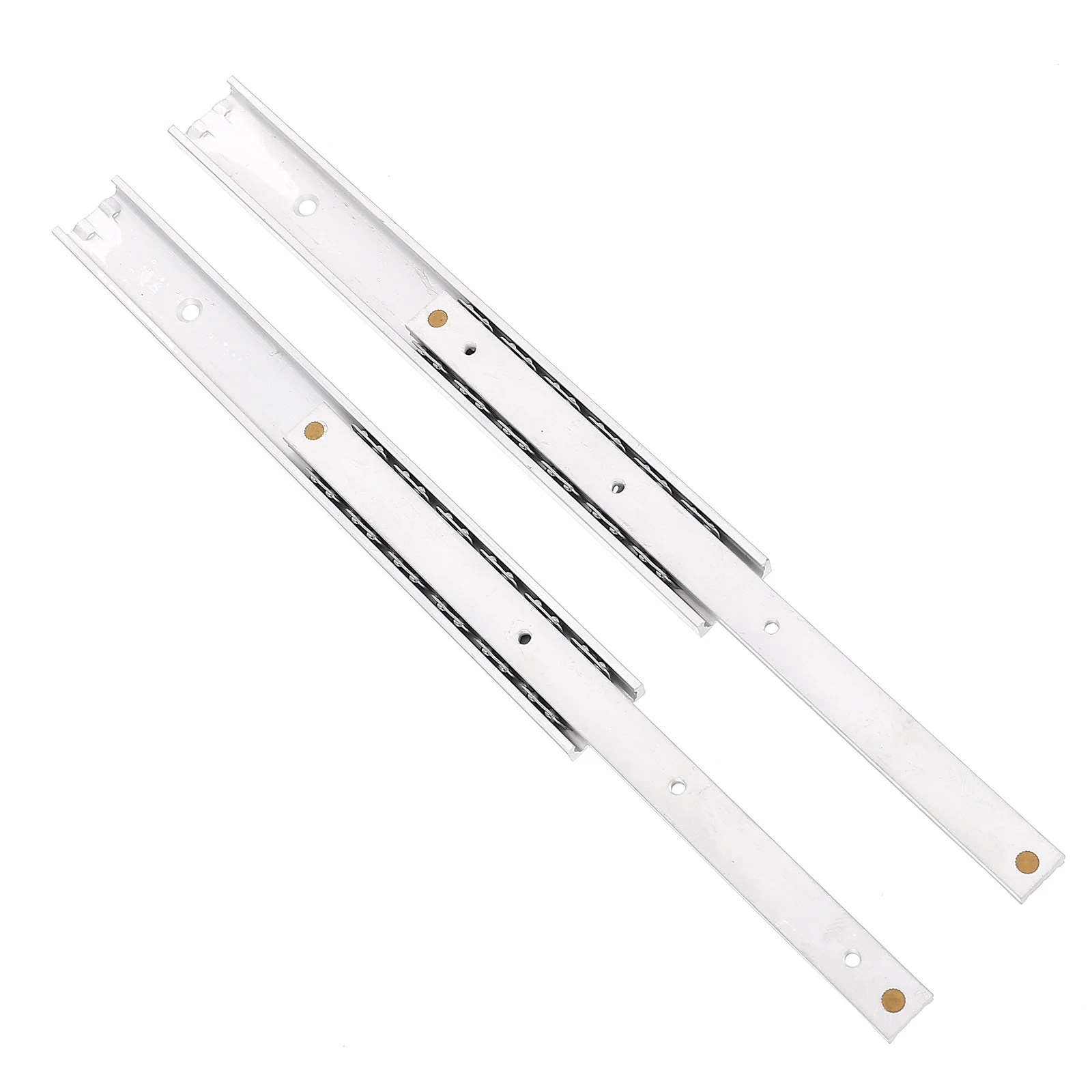 2 Pcs Track Slide Rail Undermount Drawer Glides Metal Slides Slider Dresser Miniature Silver Replacement
2 Pcs Track Slide Rail Undermount Drawer Glides Metal Slides Slider Dresser Miniature Silver Replacement
