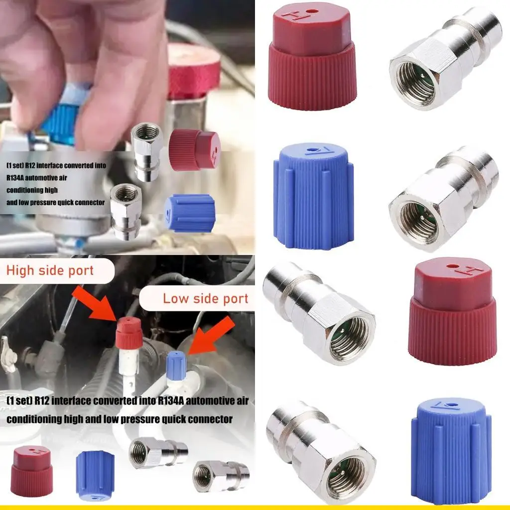 SZCH High Pressure Air Conditioning Quick Disconnect Coupler R134A Conversion Adapter For Automotive Air Conditioning Service
SZCH High Pressure Air Conditioning Quick Disconnect Coupler R134A Conversion Adapter For Automotive Air Conditioning Service