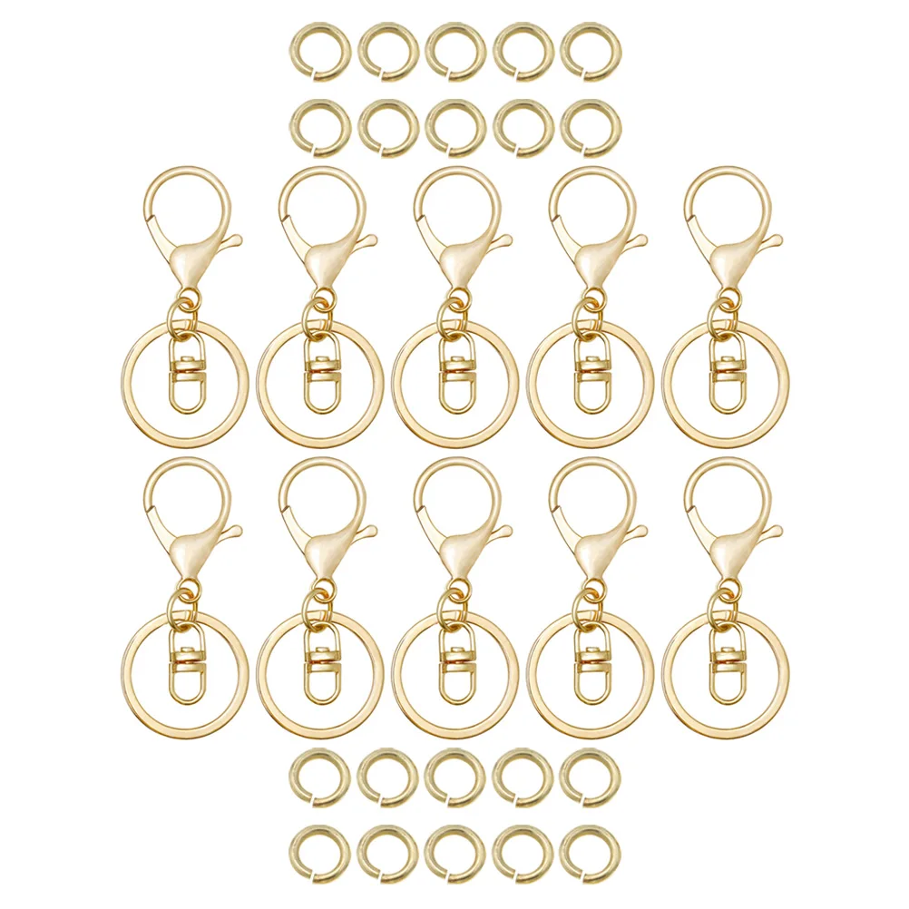 Keychain Pendants Lobster Clasp DIY Metal Round Rings Zinc Alloy Wear Resistant Jewelry Accessories Lightweight Sturdy Smooth
Keychain Pendants Lobster Clasp DIY Metal Round Rings Zinc Alloy Wear Resistant Jewelry Accessories Lightweight Sturdy Smooth