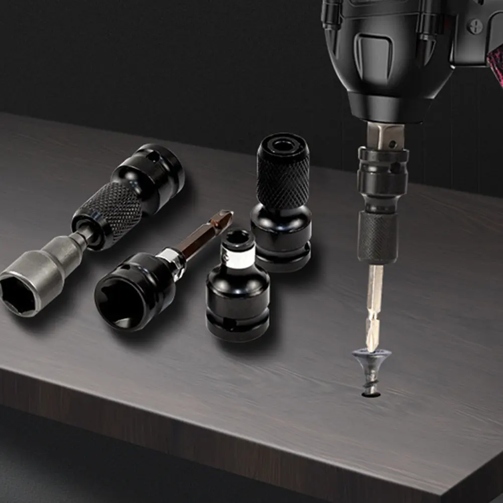 4 Pcs Kit Drill Adapter for Sockets Air Hammer Carbon Steel Drive Nut Adaptor Part
4 Pcs Kit Drill Adapter for Sockets Air Hammer Carbon Steel Drive Nut Adaptor Part