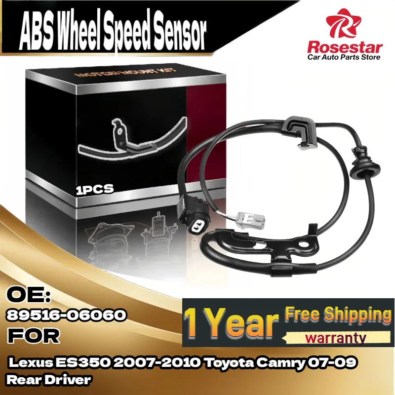 ABS Wheel Speed Sensor Wire Harness Fit for Lexus ES350 2007-2010 & Toyota Camry 2007-2009 89516-06060
ABS Wheel Speed Sensor Wire Harness Fit for Lexus ES350 2007-2010 & Toyota Camry 2007-2009 89516-06060