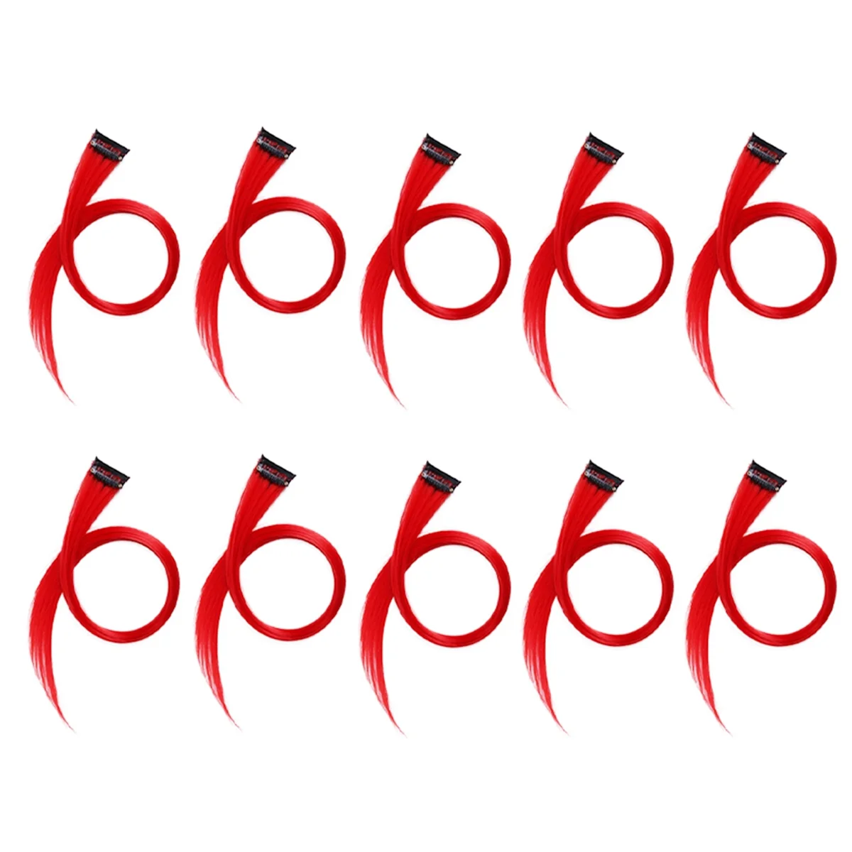 ONCE 10Pc Rainbow Girl Highlighted Hair Extension Hairpin Long Straight Hair Clip Trimmable for Hair False Hair Red 3.2x55cm
ONCE 10Pc Rainbow Girl Highlighted Hair Extension Hairpin Long Straight Hair Clip Trimmable for Hair False Hair Red 3.2x55cm