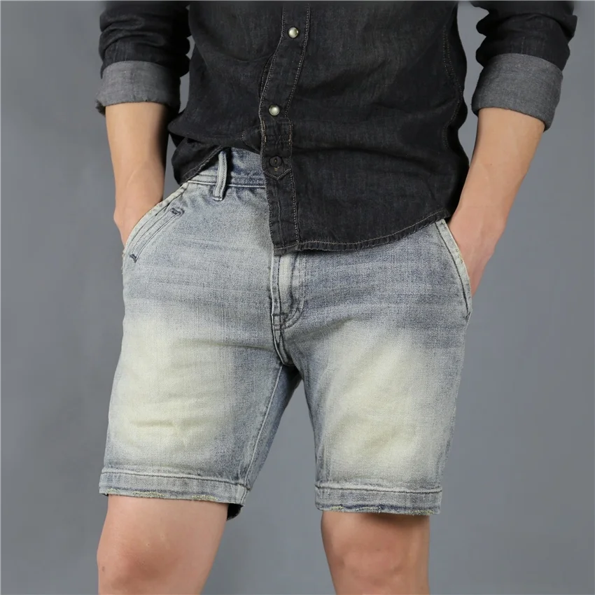 Мужские облегающие летние модные брюки с американской талией в стиле ретро, молодежные повседневные брюки со средней талией, джинсовые брюки
Мужские облегающие летние модные брюки с американской талией в стиле ретро, молодежные повседневные брюки со средней талией, джинсовые брюки