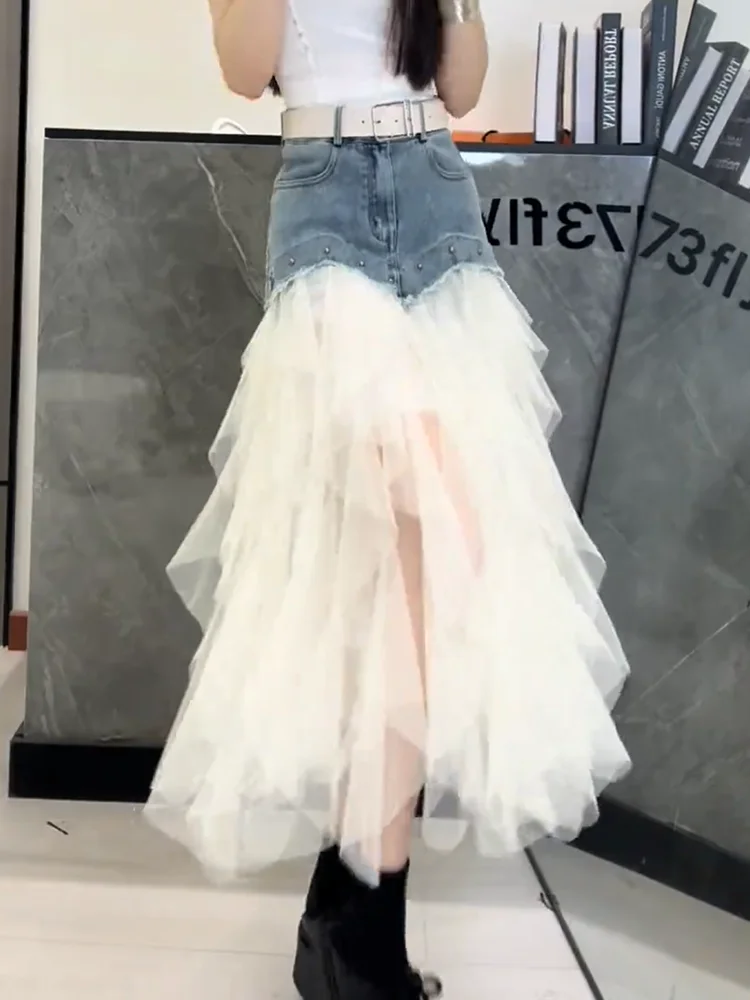 Модная юбка миди с высокой талией, универсальная, с изысканным дизайном, для работы и повседневной носки, в корейском стиле, подходит для любого типа фигуры
Модная юбка миди с высокой талией, универсальная, с изысканным дизайном, для работы и повседневной носки, в корейском стиле, подходит для любого типа фигуры