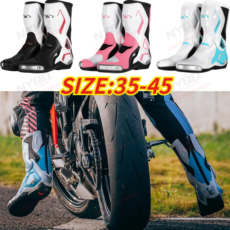 Benkia Anti Fall Racing Boots, All Terrain Rally Motorcycle Shoes for Men Women, Off Road Motocross Gear
Benkia Anti Fall Racing Boots, All Terrain Rally Motorcycle Shoes for Men Women, Off Road Motocross Gear