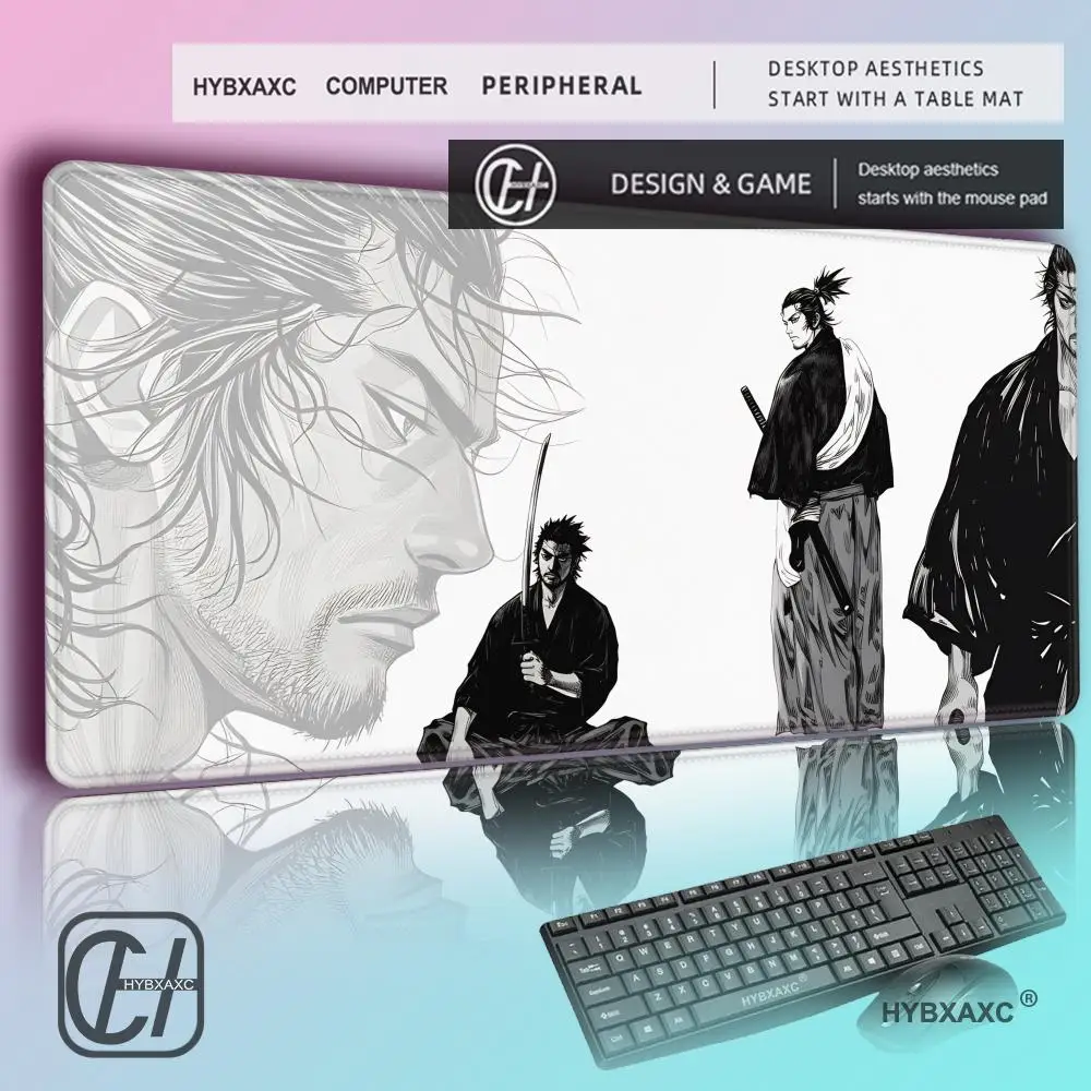 HYBXAXC New HD Printing Miyamoto Musashi Vagabond Manga Mousepad Large Gaming Compute Keyboard Mouse Mat Non-slip Rubber Desk
HYBXAXC New HD Printing Miyamoto Musashi Vagabond Manga Mousepad Large Gaming Compute Keyboard Mouse Mat Non-slip Rubber Desk
