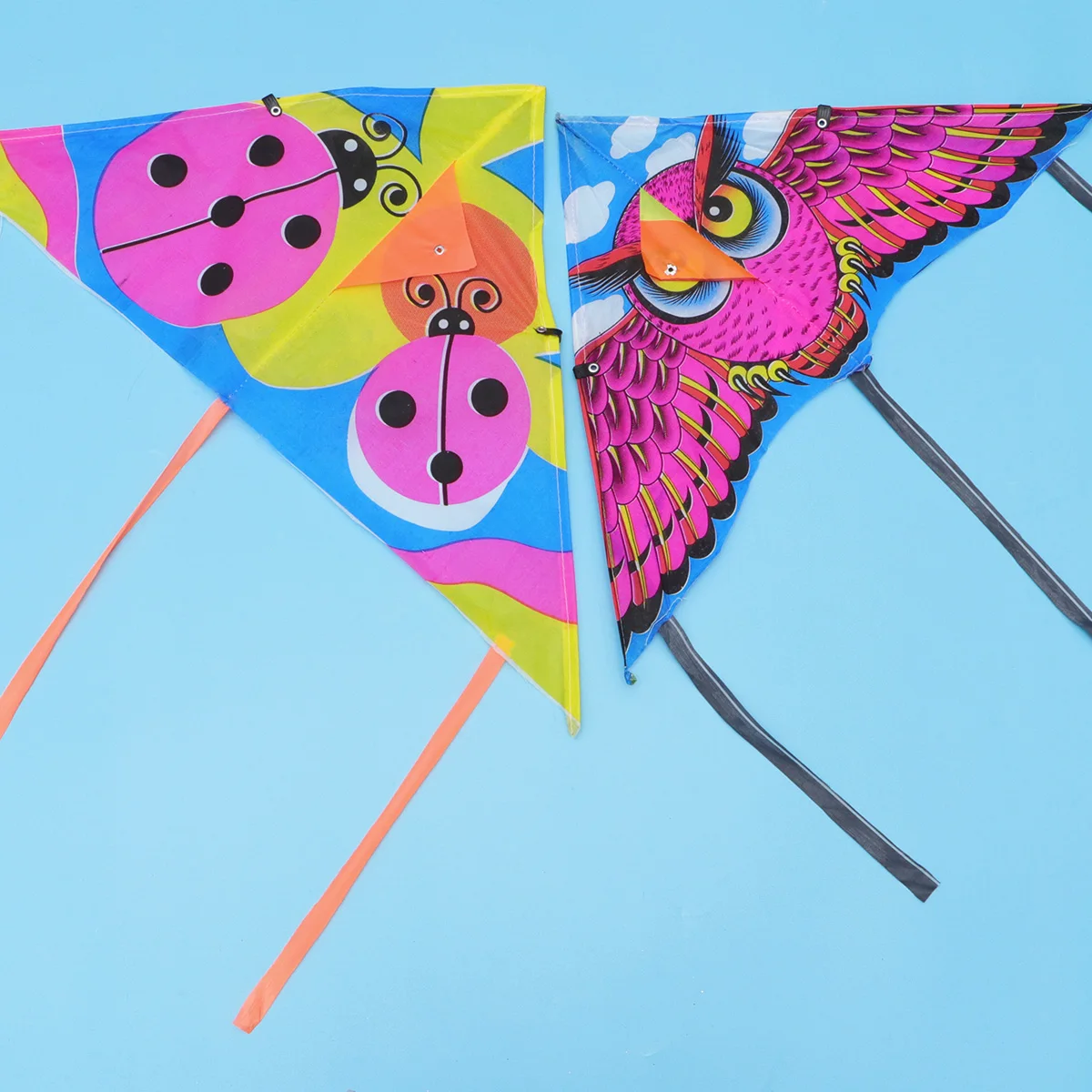 10 Pcs Rainproof Kite Lightweight Fiberglass Frame Owl Ladybug Pattern Triangle Shape Outdoor Kids Toys Flying Experience
10 Pcs Rainproof Kite Lightweight Fiberglass Frame Owl Ladybug Pattern Triangle Shape Outdoor Kids Toys Flying Experience