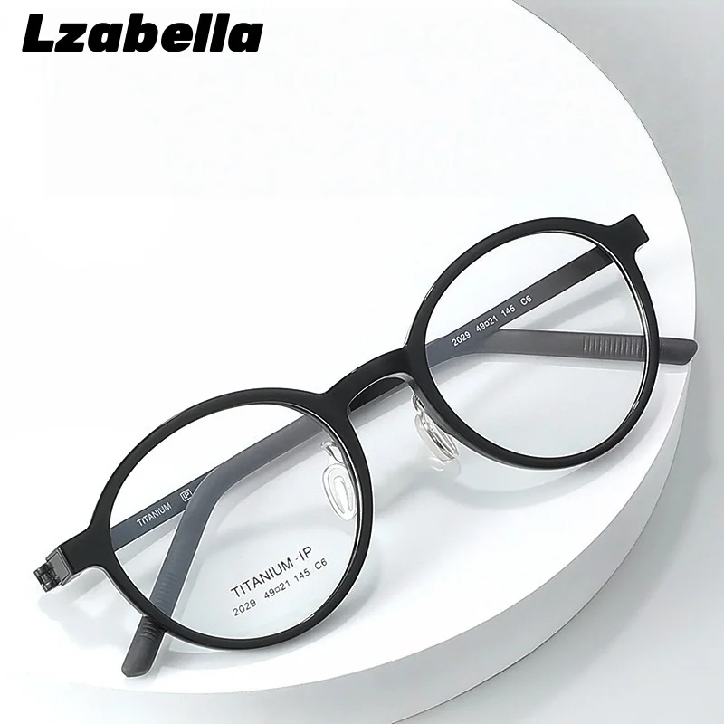 Ultralight TR90 Titanium Men's Glasses Frame High Quality 2025 New Versatile Round Optical Prescription Glasses For Women 2029
Ultralight TR90 Titanium Men's Glasses Frame High Quality 2025 New Versatile Round Optical Prescription Glasses For Women 2029