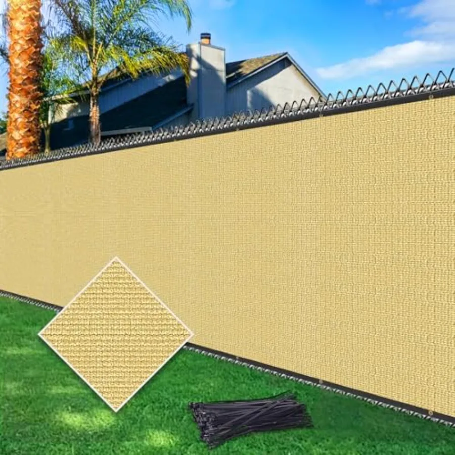 8'X50' Heavy Duty Privacy Screen with 170 GSM Windscreen and Dustproof Fabric Mesh Fencing for Outdoor Patio Balcony Pool Deck
8'X50' Heavy Duty Privacy Screen with 170 GSM Windscreen and Dustproof Fabric Mesh Fencing for Outdoor Patio Balcony Pool Deck