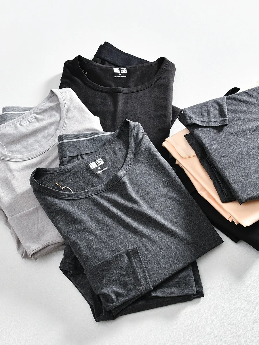 Ultra-Thin Self-Heating Technology Men's Thermal Underwear Set Warmth Long Sleeve round Neck Polyester Viscose Spandex Blend
Ultra-Thin Self-Heating Technology Men's Thermal Underwear Set Warmth Long Sleeve round Neck Polyester Viscose Spandex Blend
