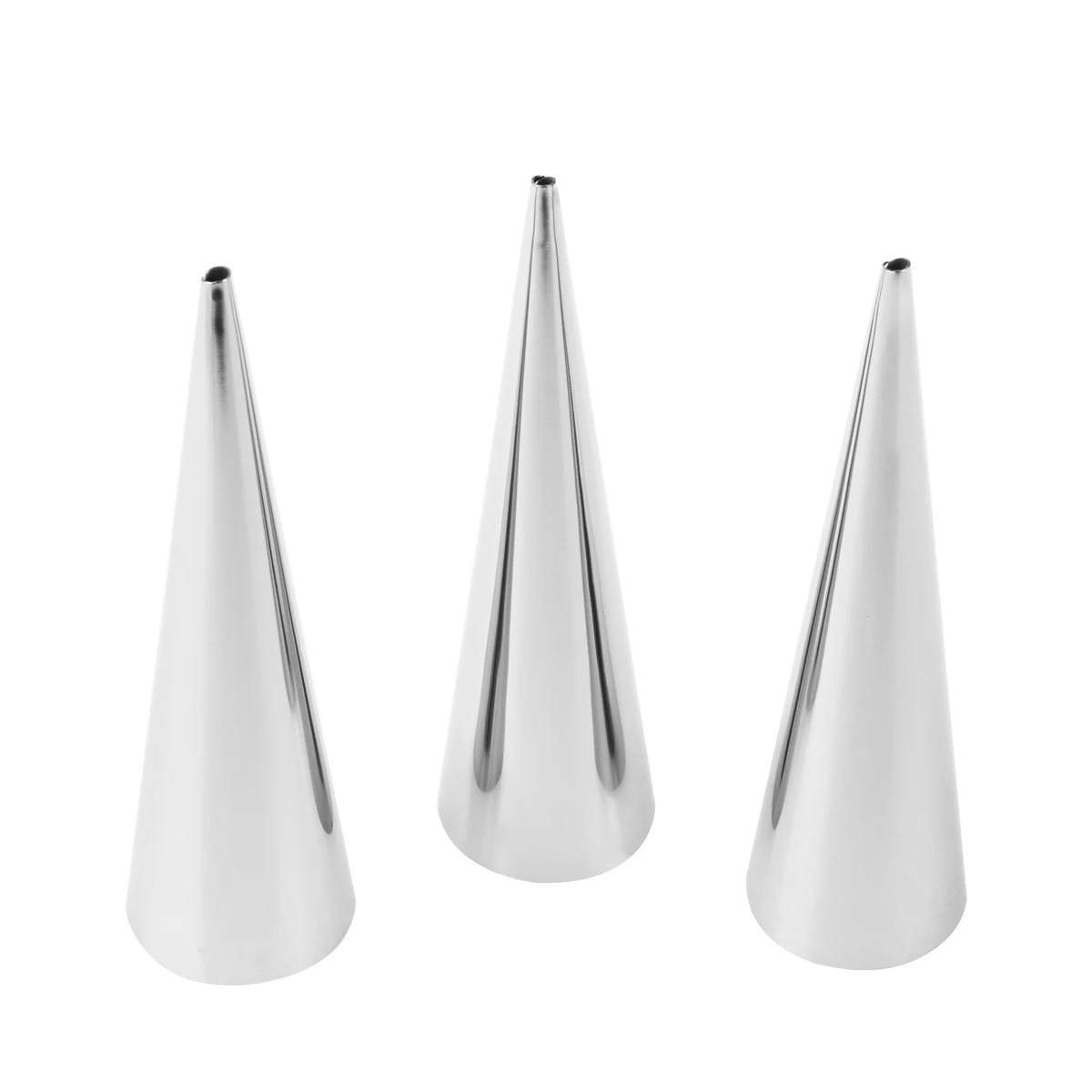 3pcs Stainless Steel Molds Cream Horn Desserts Baking Cone Pastry Shells Croissants Mold Horn Cake Pastry Roll Kitchen
3pcs Stainless Steel Molds Cream Horn Desserts Baking Cone Pastry Shells Croissants Mold Horn Cake Pastry Roll Kitchen