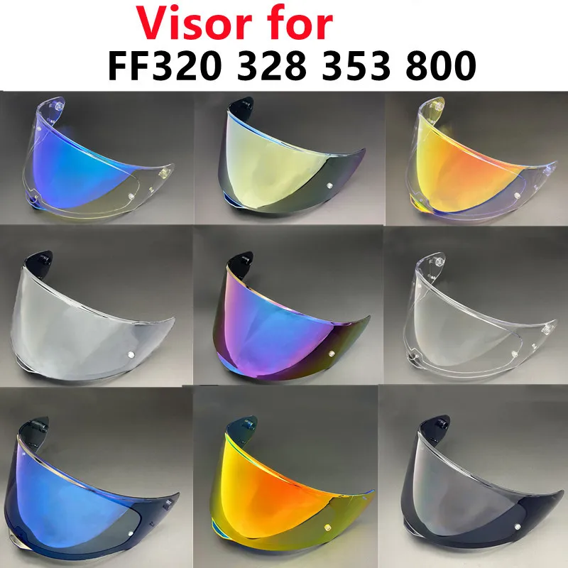 Helmet Visor Suitable for FF320 FF353 FF328 FF800 Full Face Helmet Shield Anti-UV Casco Moto Replacement Accessories
Helmet Visor Suitable for FF320 FF353 FF328 FF800 Full Face Helmet Shield Anti-UV Casco Moto Replacement Accessories