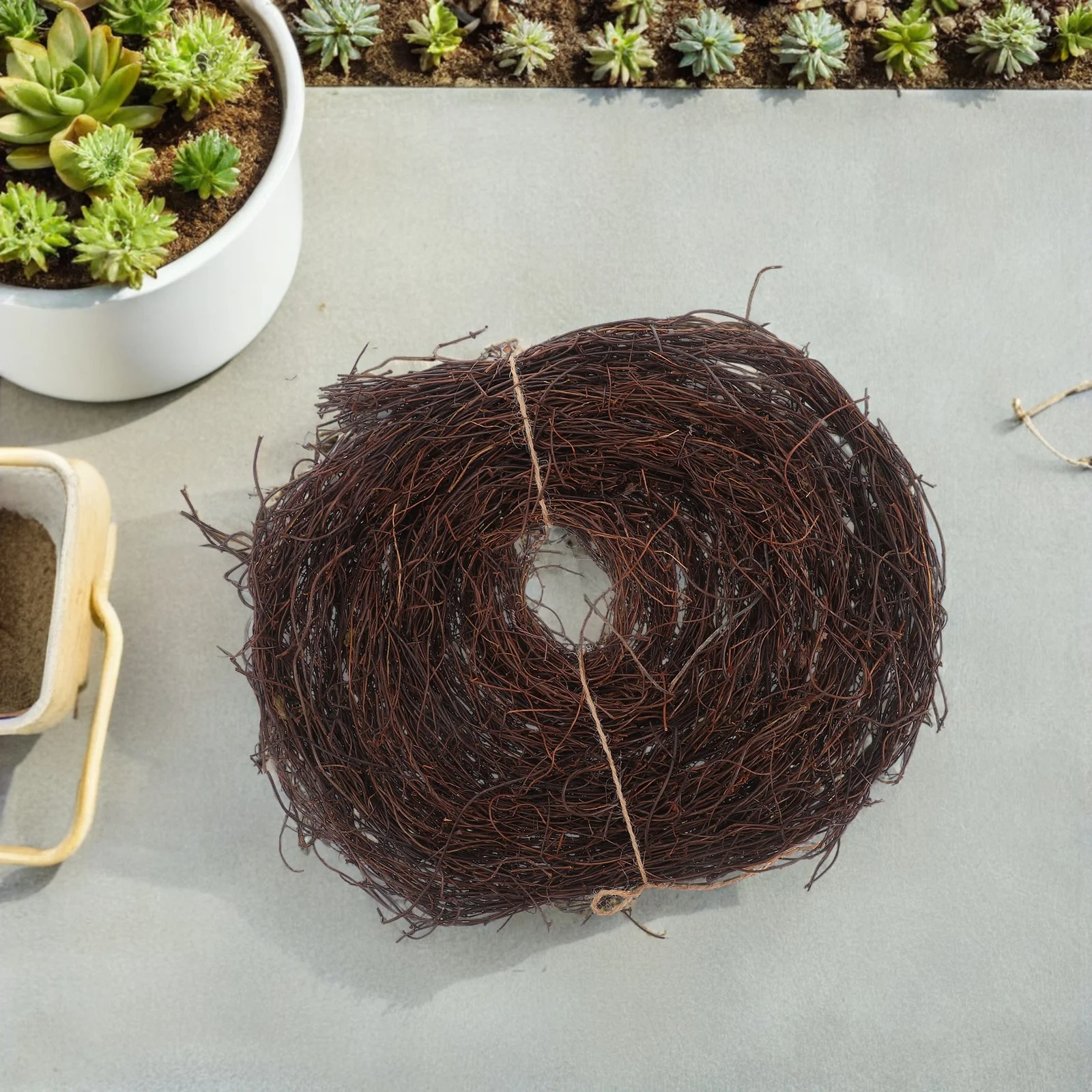 2 Pcs Toad Vine Wreath Strips Craft Base Household Rattan Garland Vines Decoration Door Wicker Woven Branch
2 Pcs Toad Vine Wreath Strips Craft Base Household Rattan Garland Vines Decoration Door Wicker Woven Branch