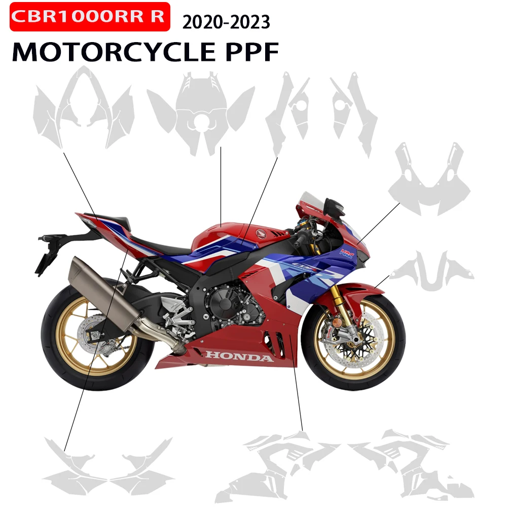 CBR 1000RR-R Paint Protection Film 2020-2023 For HONDA CBR1000RR R Motorcycle PPF Complete Paint Anti-scratch TPU Protection Ki
CBR 1000RR-R Paint Protection Film 2020-2023 For HONDA CBR1000RR R Motorcycle PPF Complete Paint Anti-scratch TPU Protection Ki