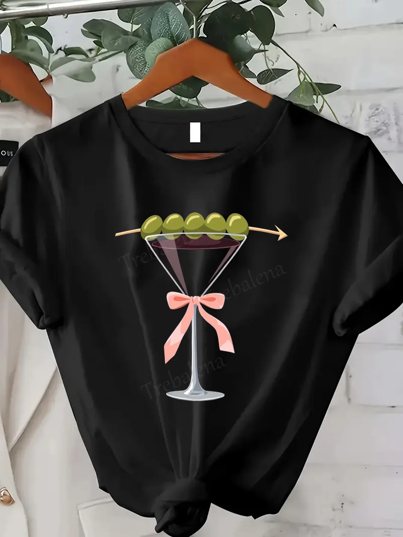 Women T-shirt Sexy Women's T-Shirt with Martini Cocktail Print, Casual Party Wear, Trendy Fashion Top
Women T-shirt Sexy Women's T-Shirt with Martini Cocktail Print, Casual Party Wear, Trendy Fashion Top