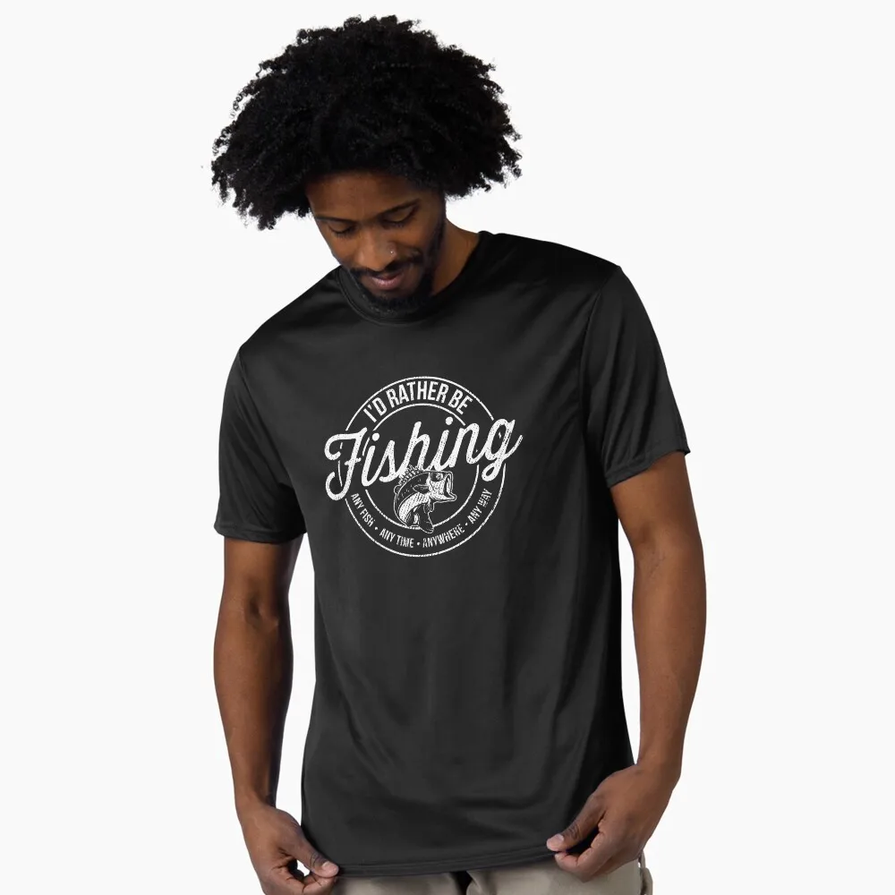 I'd Rather Be Fishing Retro Distressed Sports Gift T shirt 100% cotton print tee Short Sleeve Graphic Clothes All size tops
I'd Rather Be Fishing Retro Distressed Sports Gift T shirt 100% cotton print tee Short Sleeve Graphic Clothes All size tops
