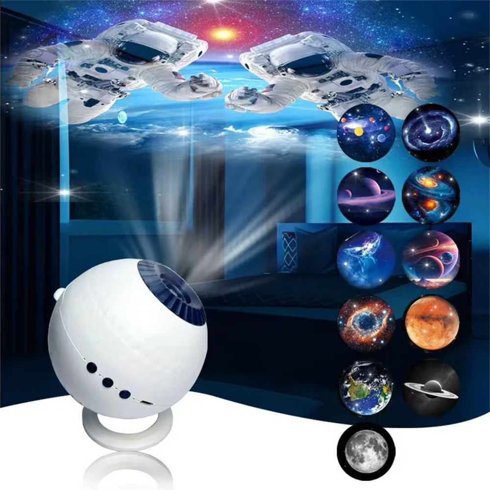 Star Projector Galaxy Night Light HD Lmage Disc Upgraded Planetarium Projector With Remote Control Bluetooth Function For Room