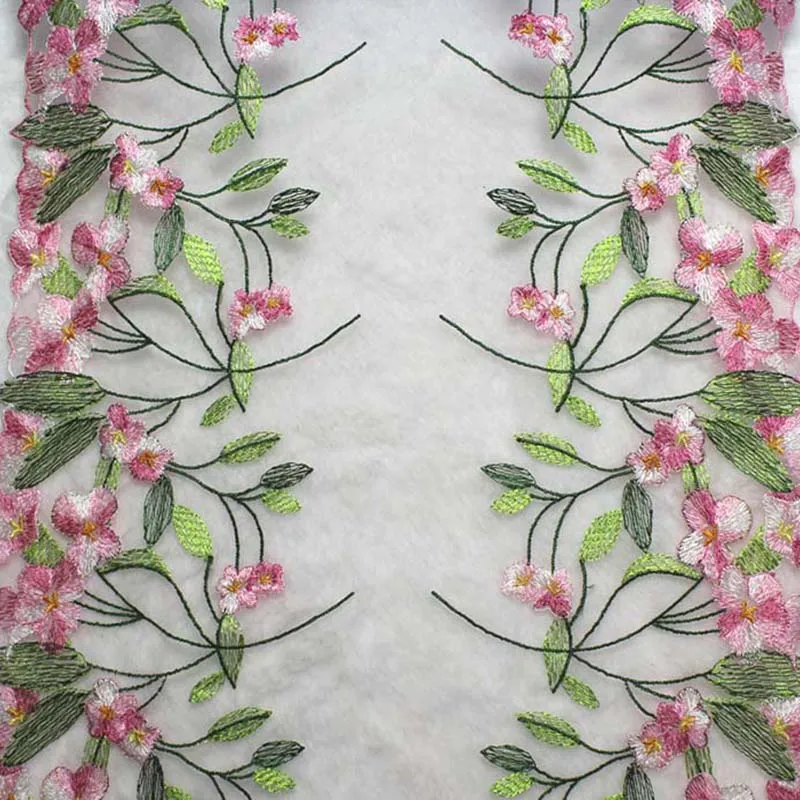 20Yards Bilateral Pink Floral Embroidery Lace Trim Lingerie Skirt Hem Underwear Sewing Craft DIY Apparel Fabrics Lace
20Yards Bilateral Pink Floral Embroidery Lace Trim Lingerie Skirt Hem Underwear Sewing Craft DIY Apparel Fabrics Lace