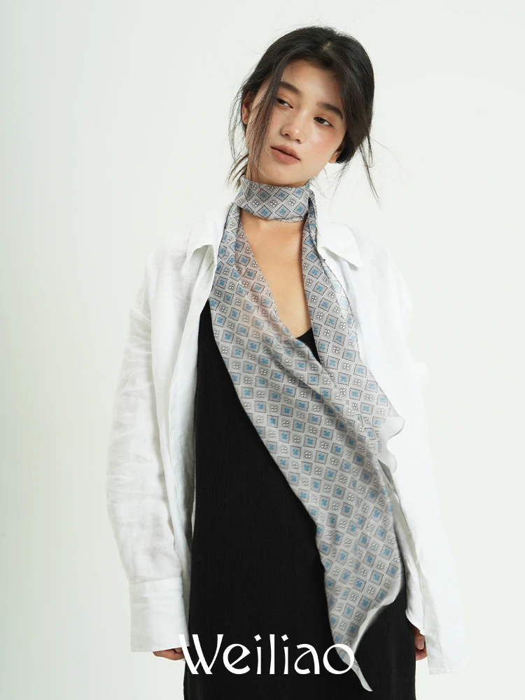 Weiliao Original Lucky Four Leaf Clover Silk Chiffon Sash Lightweight Scarf Blue Grey Yellow Spring Summer Autumn Seasonal Ac...
Weiliao Original Lucky Four Leaf Clover Silk Chiffon Sash Lightweight Scarf Blue Grey Yellow Spring Summer Autumn Seasonal Ac...