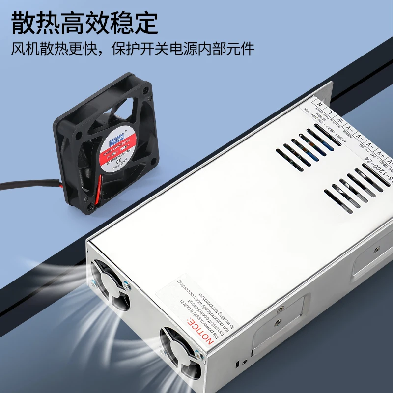 AS-1200-24V36V48V110V0-220Volt 50a DC 70A Constant Voltage Constant Current 1200W Switching Power Supply
AS-1200-24V36V48V110V0-220Volt 50a DC 70A Constant Voltage Constant Current 1200W Switching Power Supply