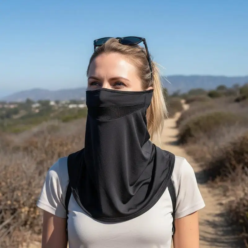 Summer Sunscreen Ice Silk Mask Neck UV Protection Face Cover Sunscreen Face With Brim Outdoor Cycling Sun Protection Hats Caps
Summer Sunscreen Ice Silk Mask Neck UV Protection Face Cover Sunscreen Face With Brim Outdoor Cycling Sun Protection Hats Caps