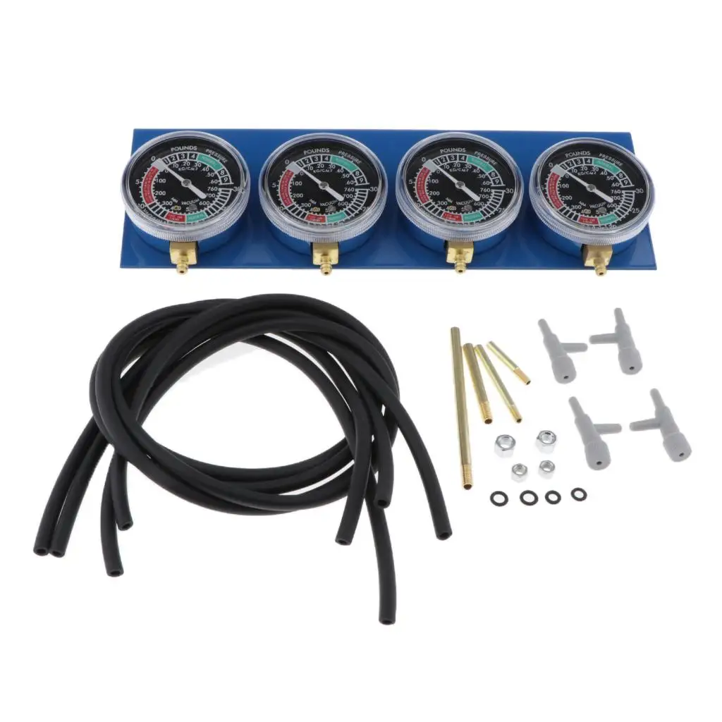 4Pcs Carburetor Synchronous Test Device Synchronous Vacuum Meter for 4-cylinder Engines
4Pcs Carburetor Synchronous Test Device Synchronous Vacuum Meter for 4-cylinder Engines