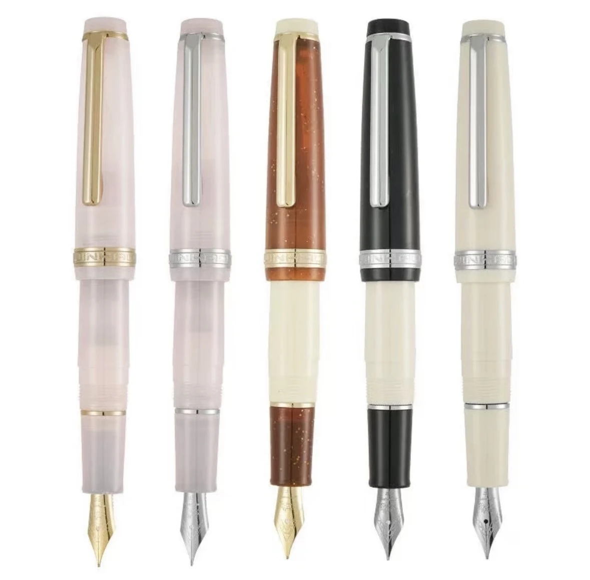 Новая перьевая ручка Jinhao 82, индивидуальная пружинная акриловая ручка цвета дождя EF/F/M/изогнутое перо с золотой отделкой и конвертером, ручка для письма
Новая перьевая ручка Jinhao 82, индивидуальная пружинная акриловая ручка цвета дождя EF/F/M/изогнутое перо с золотой отделкой и конвертером, ручка для письма