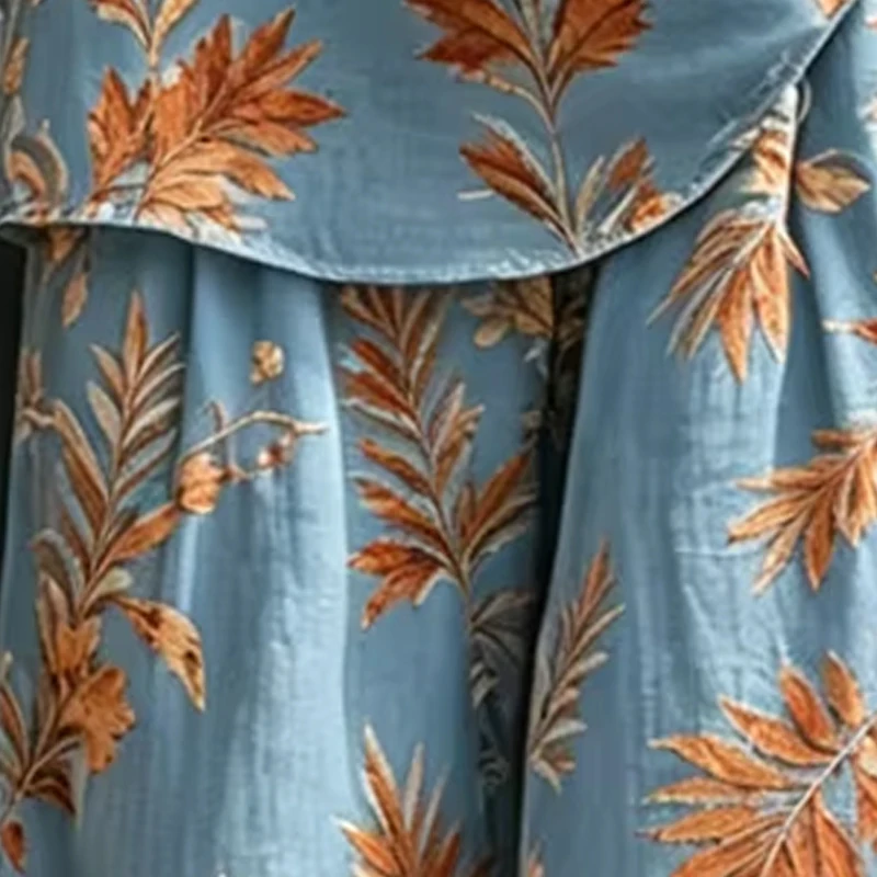 Women's Halter Neck Top and Wide Leg Pants with Leaf Pattern Print Relaxed Fit Summer Beach Casual Two Piece Set Wear for Women
Women's Halter Neck Top and Wide Leg Pants with Leaf Pattern Print Relaxed Fit Summer Beach Casual Two Piece Set Wear for Women
