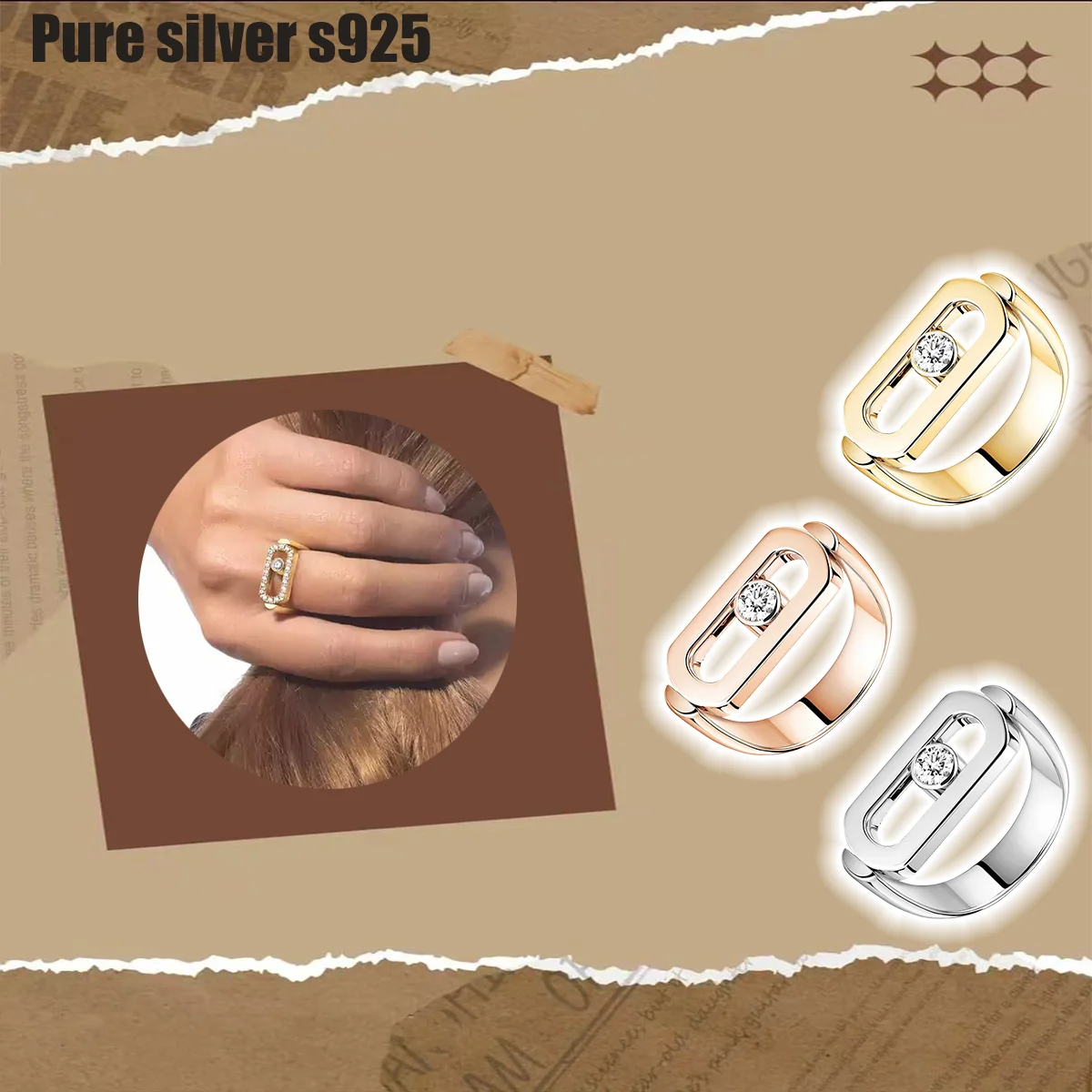 Pure silver s925 ring Classic retro fashion personalized ring suitable for versatile parties
Pure silver s925 ring Classic retro fashion personalized ring suitable for versatile parties