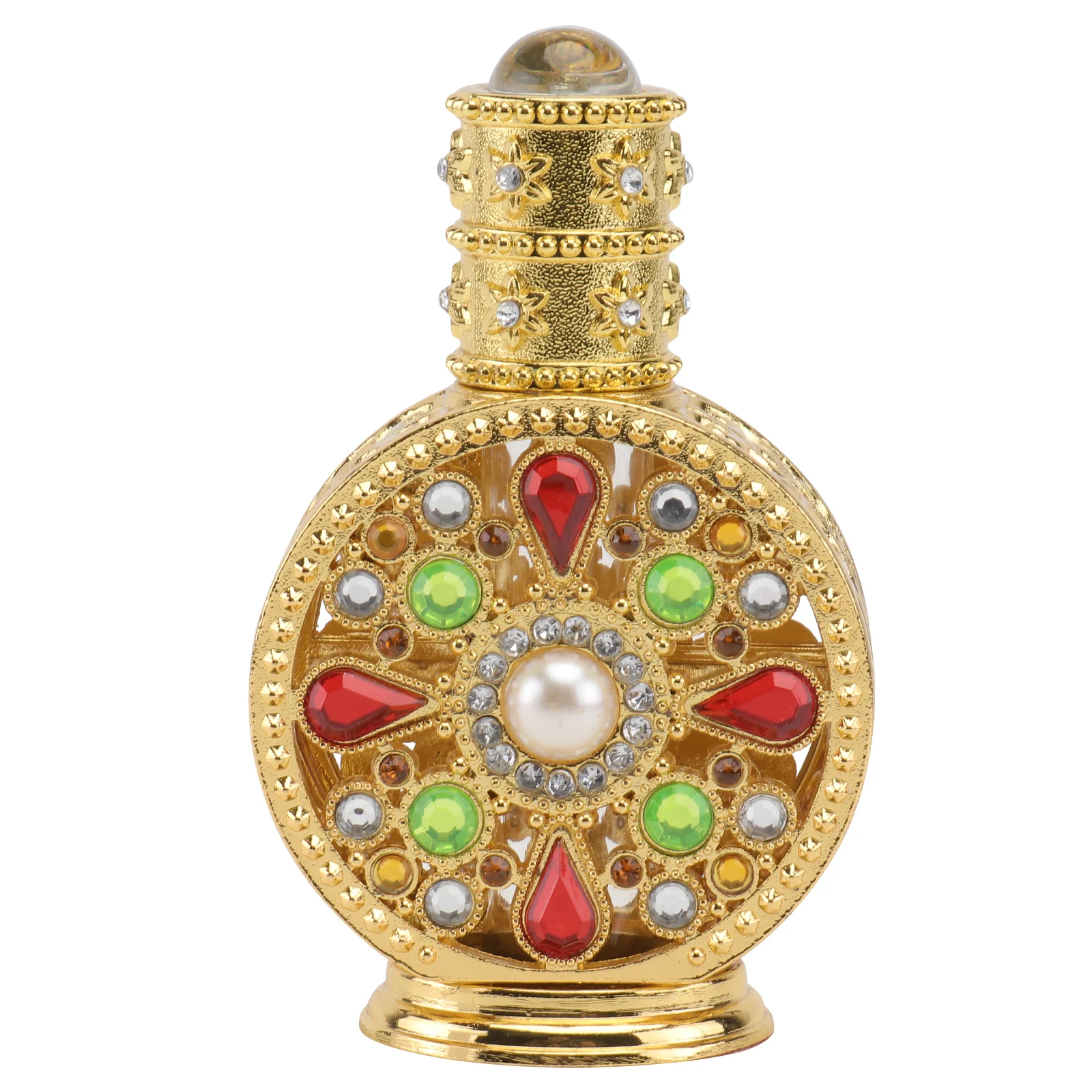 Perfume Bottle Essential Oil Container Lightweight Glass Inlaid Holder Refillable Alloy Vintage Bedroom Living Room Gift Small
Perfume Bottle Essential Oil Container Lightweight Glass Inlaid Holder Refillable Alloy Vintage Bedroom Living Room Gift Small
