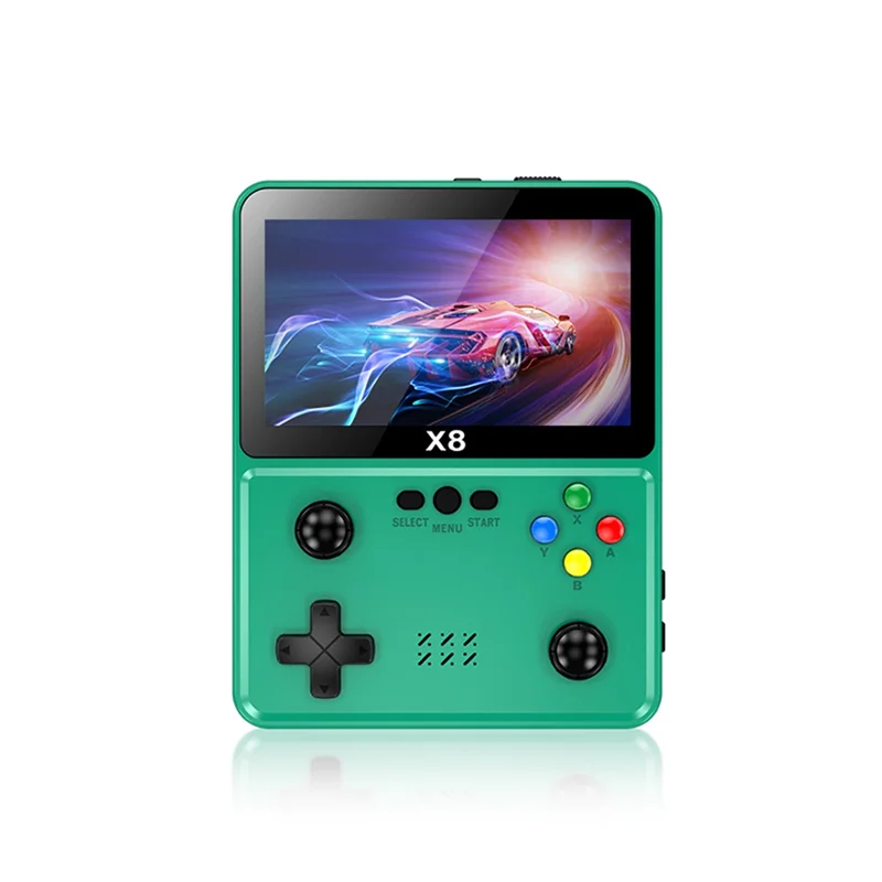 X8 Retro Game Console 4Inch IPS Screen Handheld Game Player 10 Simulators Video Game Console For SFC GBC GBA Durable Green
X8 Retro Game Console 4Inch IPS Screen Handheld Game Player 10 Simulators Video Game Console For SFC GBC GBA Durable Green