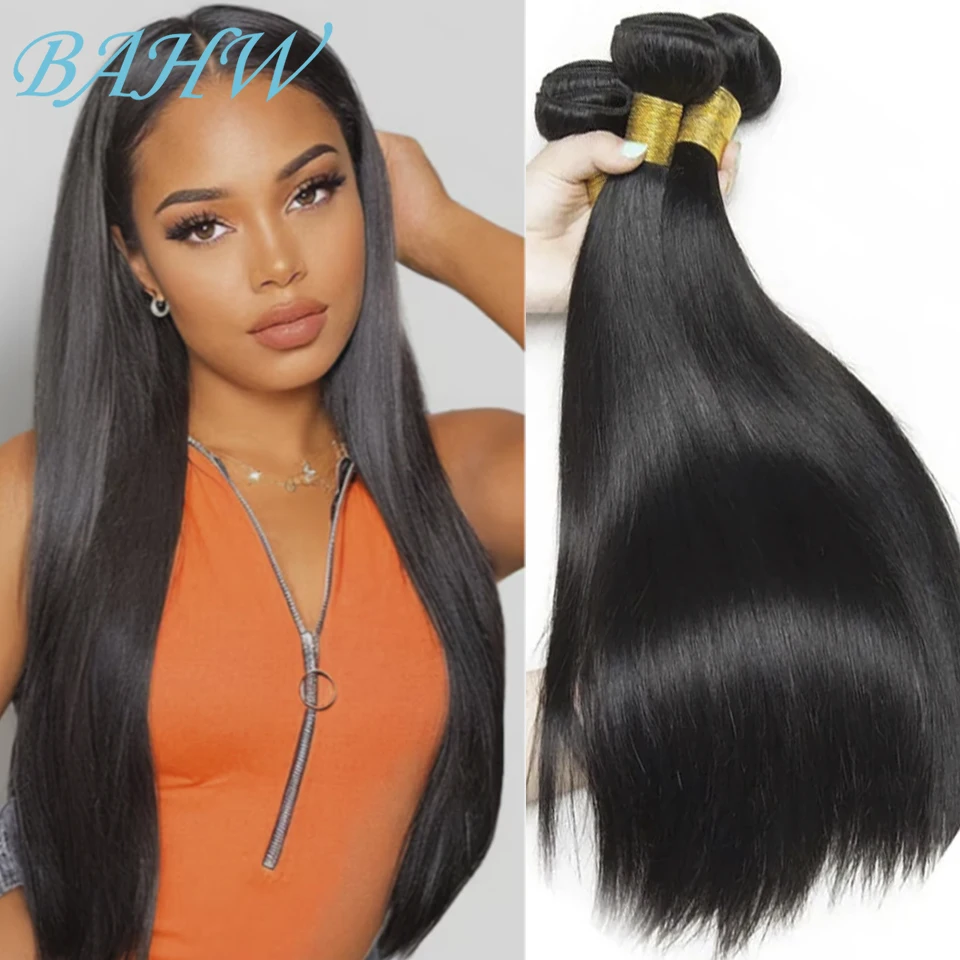 Straight Bundles 100% Human Hair 1/2/3/4 Raw Hair Bundles Deal Brazilian Hair Remy Extension Double Weft Hair Weaving For Women
Straight Bundles 100% Human Hair 1/2/3/4 Raw Hair Bundles Deal Brazilian Hair Remy Extension Double Weft Hair Weaving For Women