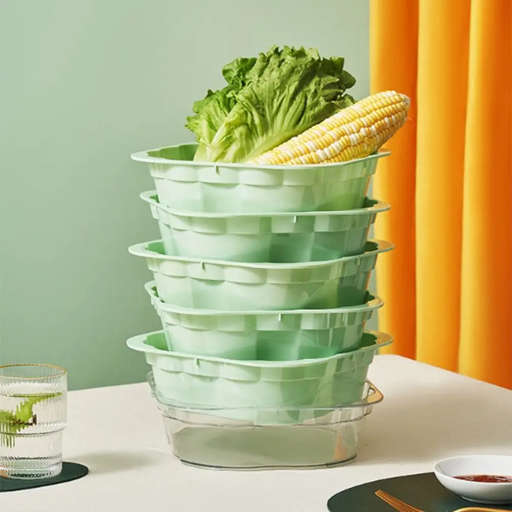 2/5Pcs Creative Fruit Drainer Basket Set Square Space-Saving Kitchen Strainer Basket Household Reusable Multilayer Washing Bowl
2/5Pcs Creative Fruit Drainer Basket Set Square Space-Saving Kitchen Strainer Basket Household Reusable Multilayer Washing Bowl