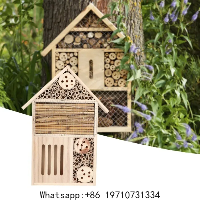 Room Shelter Nesting Box Decoration Insect House Garden Outdoor Wooden Insect Bee House Wood Bug
Room Shelter Nesting Box Decoration Insect House Garden Outdoor Wooden Insect Bee House Wood Bug