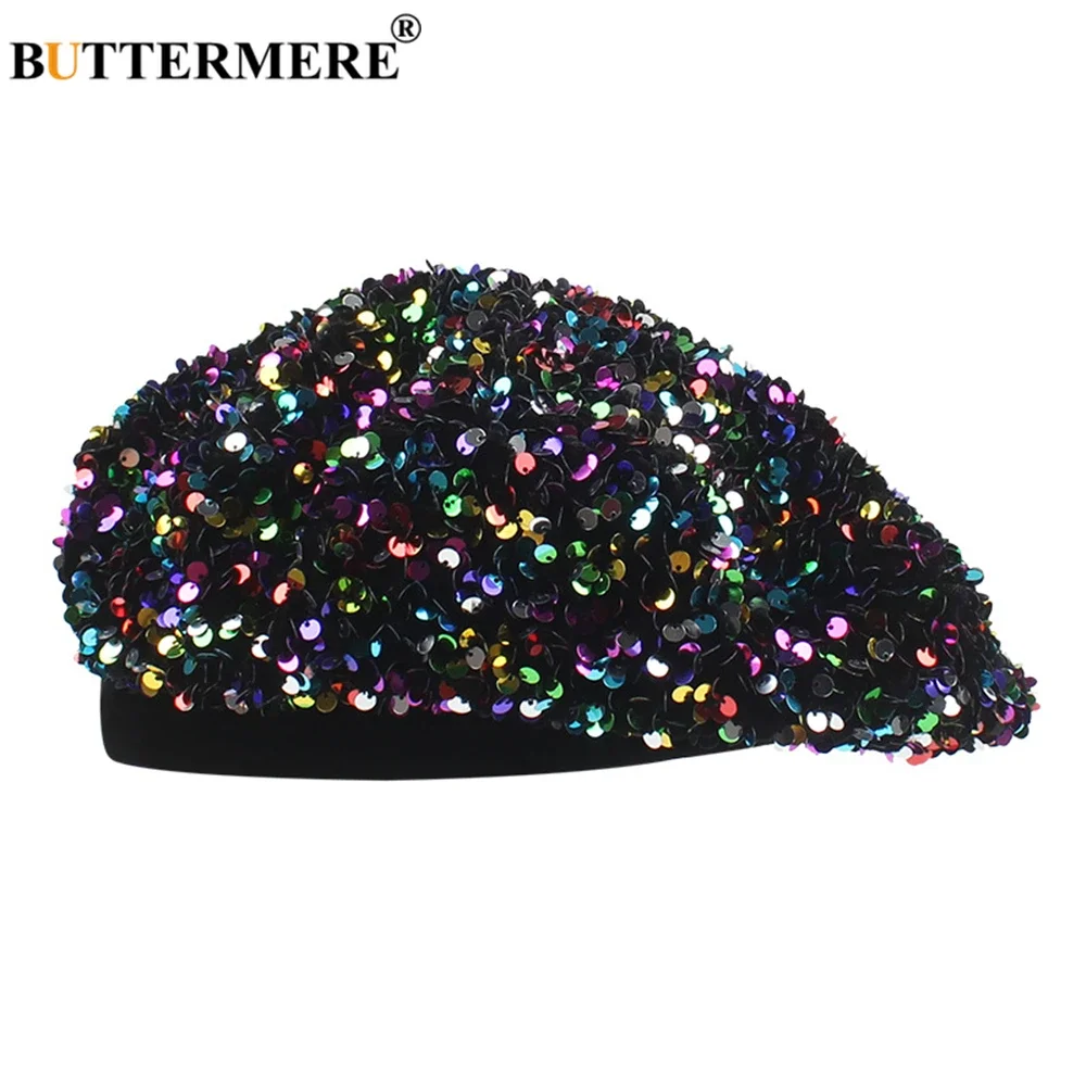 Ladies Sequin Berets Caps for Women Hand-stitched Shining Embroidery Painter Hat Women Colorful French Cap Pillbox Fascinators
Ladies Sequin Berets Caps for Women Hand-stitched Shining Embroidery Painter Hat Women Colorful French Cap Pillbox Fascinators