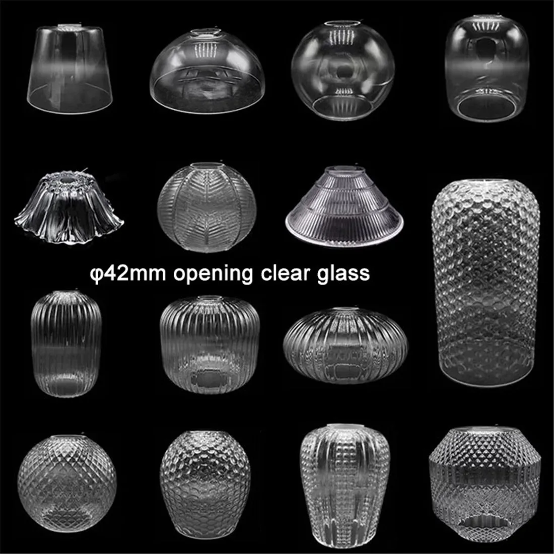 Big Clear Special-shaped Glass Shade 42mm Opening Bowl Wine Cup Pumpkin Irregular Transparent E26 E27 Lampshade Replacement
Big Clear Special-shaped Glass Shade 42mm Opening Bowl Wine Cup Pumpkin Irregular Transparent E26 E27 Lampshade Replacement