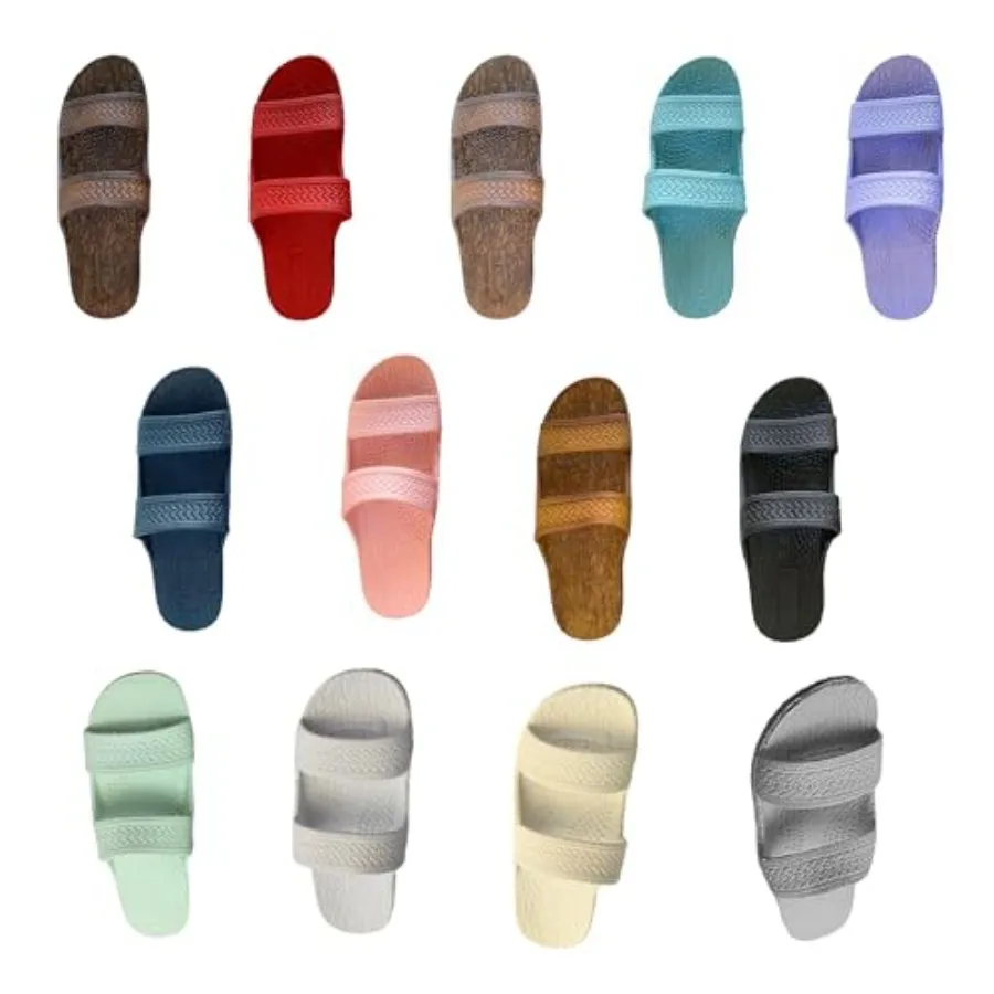 J-Slips als - Comfortable Boys and Girls Jesus Jandals for Beach and Summer - Waterproof Hawaiian Slides in 12 Colors, alias
J-Slips als - Comfortable Boys and Girls Jesus Jandals for Beach and Summer - Waterproof Hawaiian Slides in 12 Colors, alias